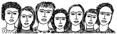 Woman heads